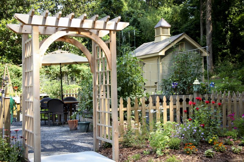 Lattice Arbor Installation in Conroe, TX