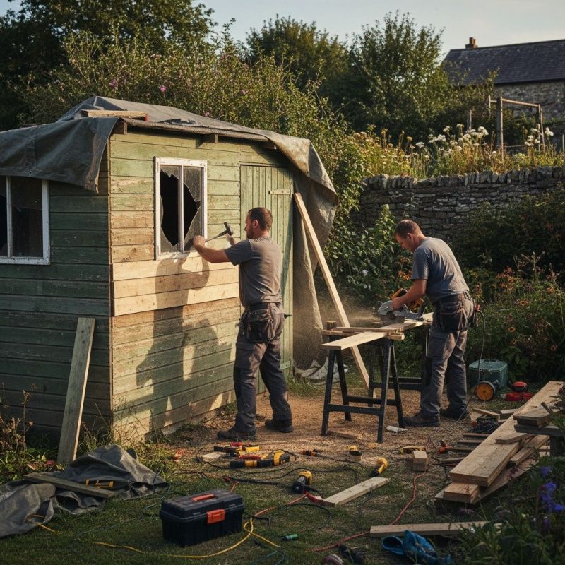 Shed Damage Repair in Wilmington, NC