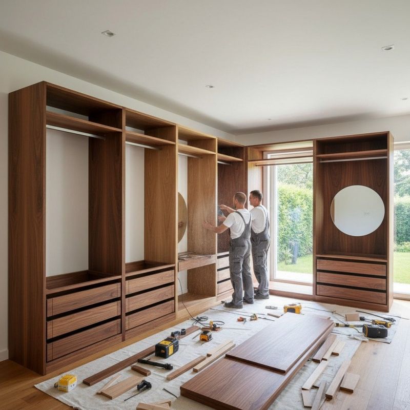 Built In Desk Installation in Alexandria, VA